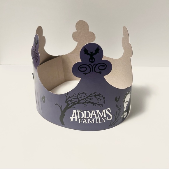 Burger King x Addams Family 2024 Collab Paper Crown Collectible (BRAND NEW) - Picture 3 of 4